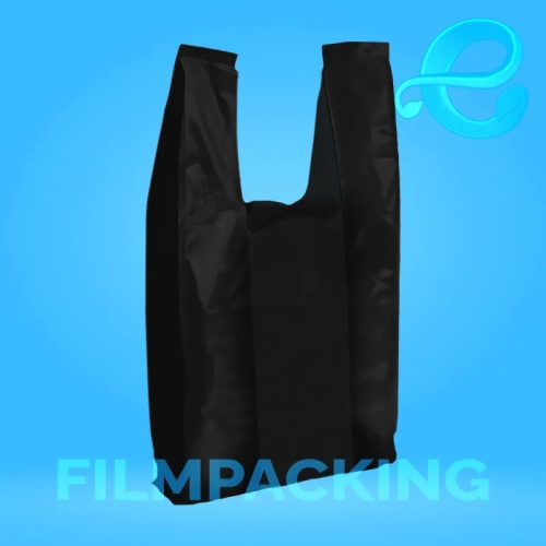 Bolsa Camiseta Negra 60x70x25