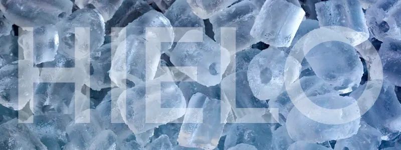 Bolsas para envasar hielo