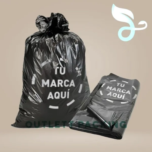 Bolsa Basura Con Tu Propia Marca Diseño Impreso